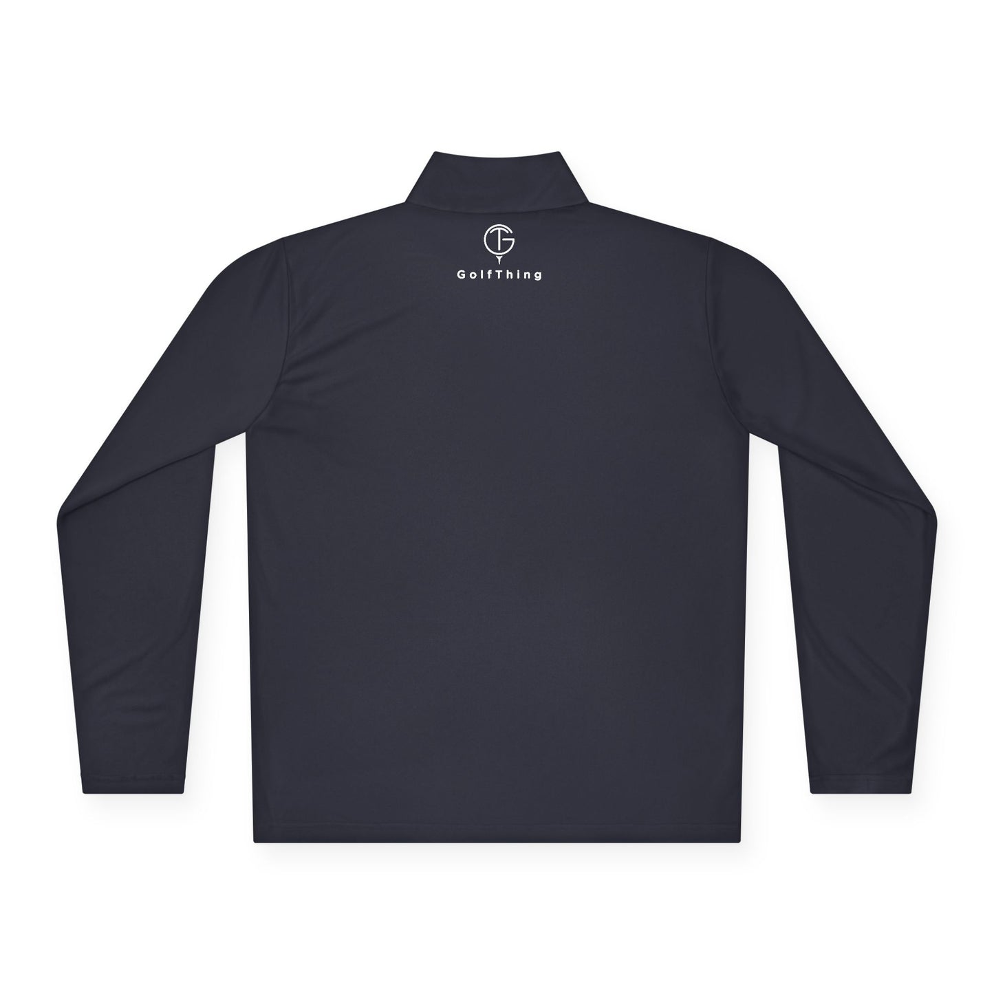 Men's GolfThing Mositure Wick Quarter-Zip Pullover - Dark Navy