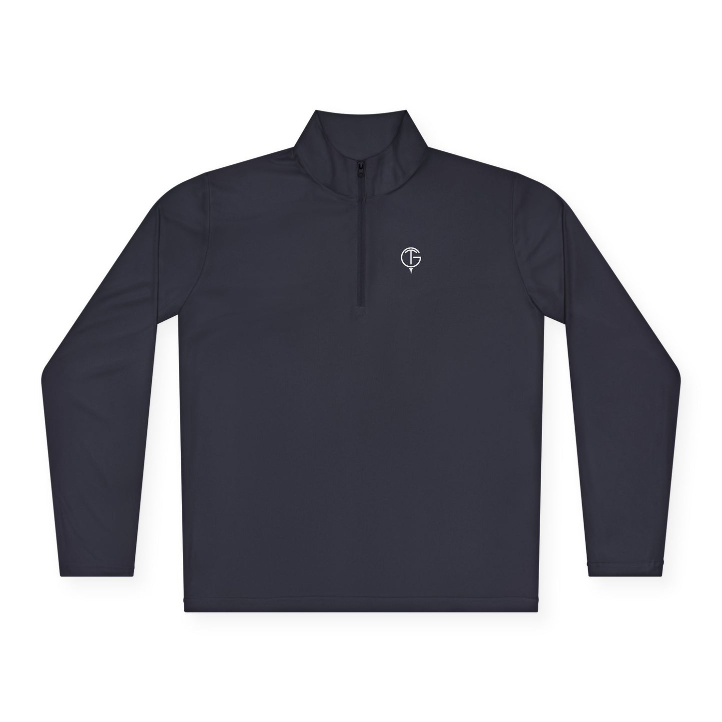 Men's GolfThing Mositure Wick Quarter-Zip Pullover - Dark Navy