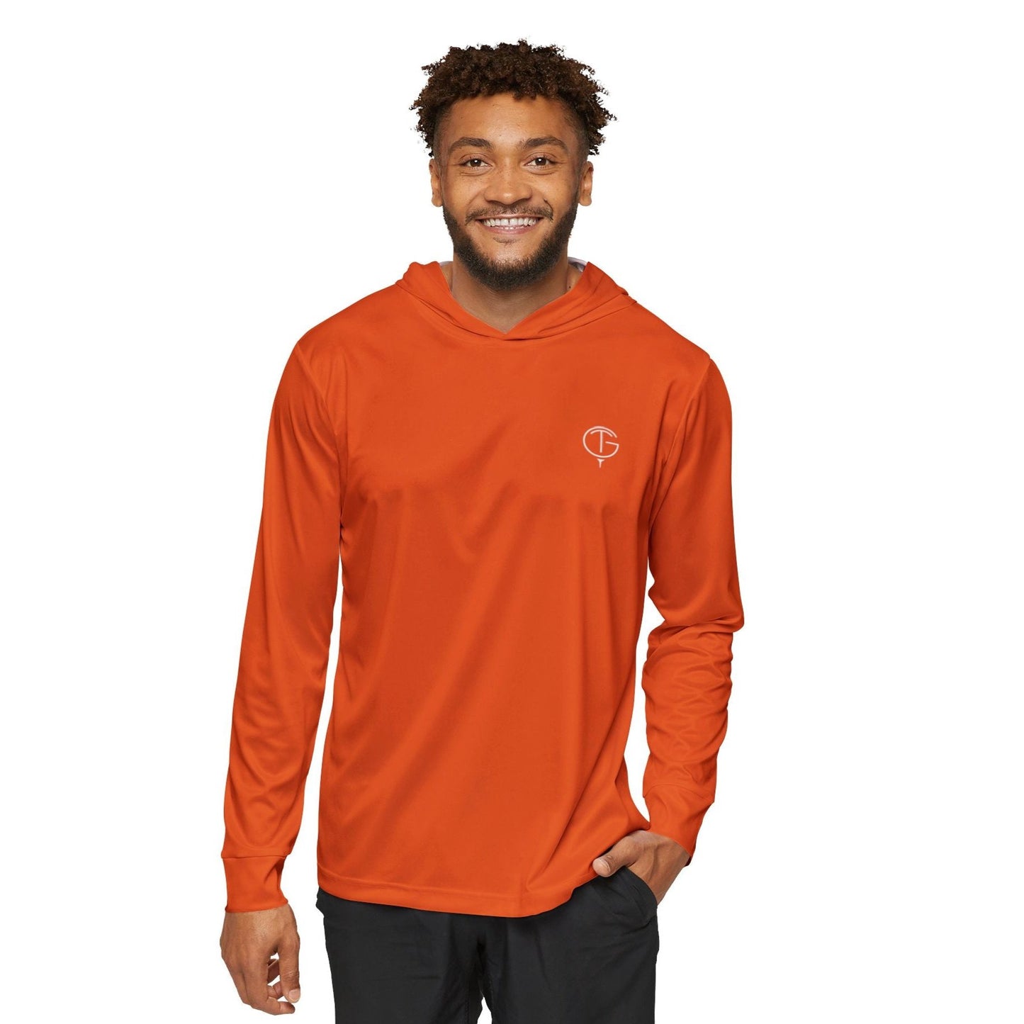 Men's GolfThing Moisture Wicking Golf Hoodie - Orange