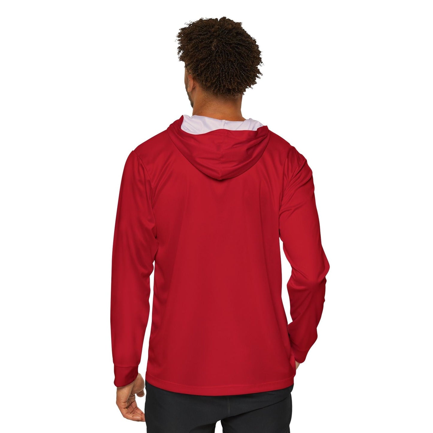 Men's GolfThing Moisture Wicking Golf Hoodie - Dark Red