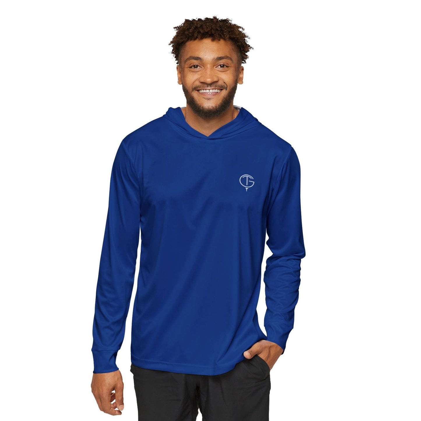 Men's GolfThing Moisture Wicking Golf Hoodie - Dark Blue