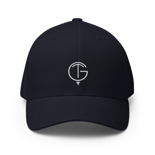 GolfThing Closed-Back Structured Cap | Flexfit Dark Navy