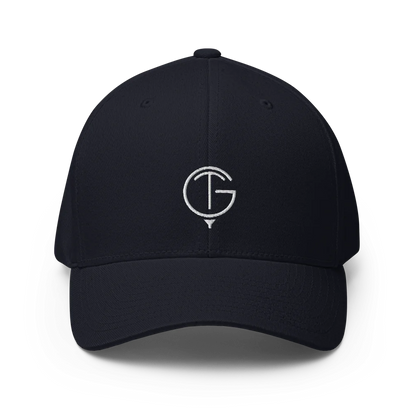 GolfThing Closed-Back Structured Cap | Flexfit Blue