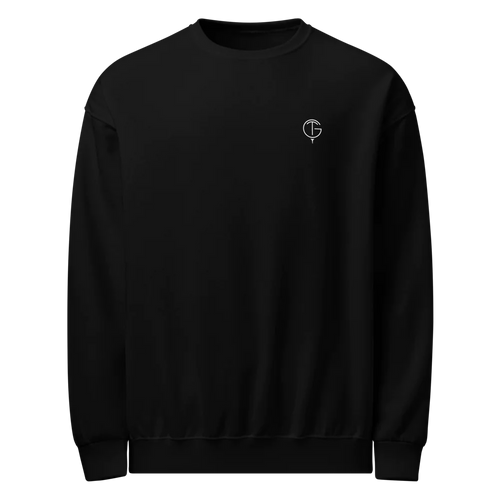 Men's GolfThing Classic Crew Neck Sweatshirt Black