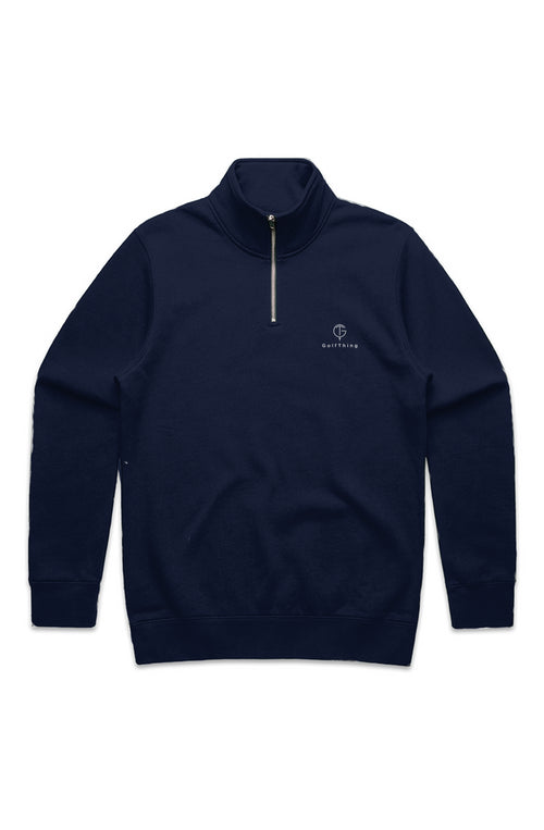 MENS STENCIL HALF ZIP