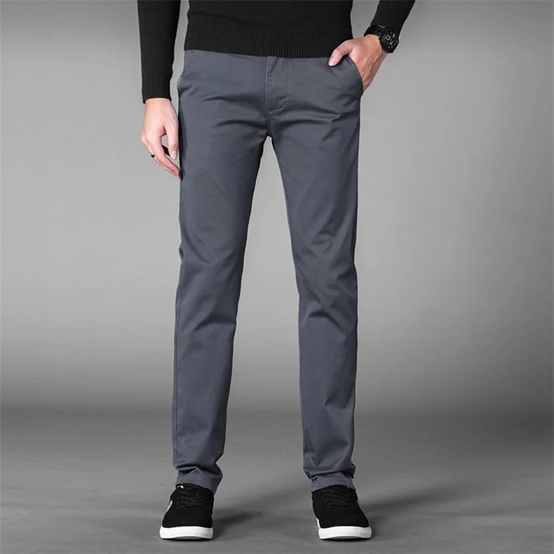 Men's GolfThing Fitted Chinos Grey