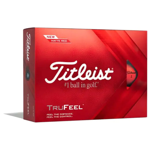 TruFeel Golf Balls, 12 Pack, Red