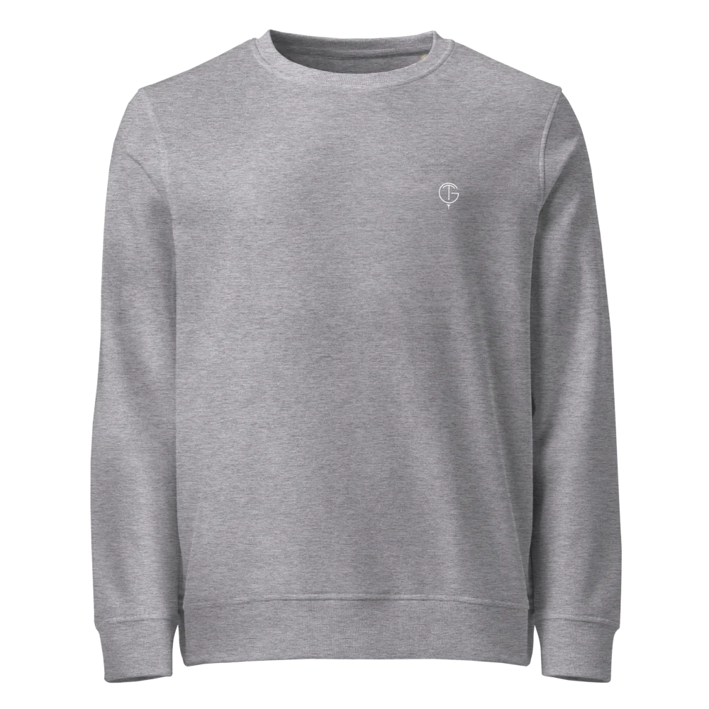 GolfThing Links Golf Sweater Grey Melange - Crewneck