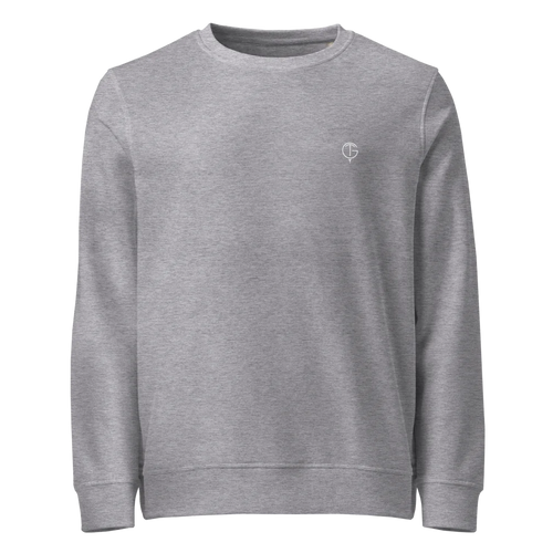 GolfThing Links Golf Sweater Grey Melange - Crewneck