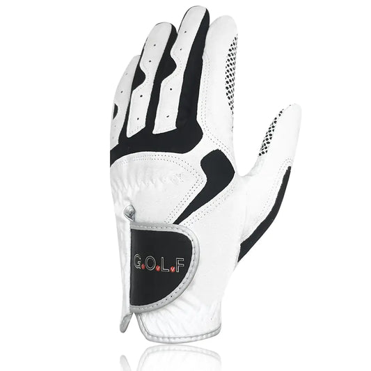 Men's Golf Improved Grip Glove Left Handed White