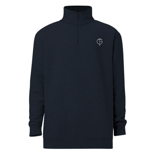 Golfthing Cotton Heritage Golf Fleece Pullover Navy