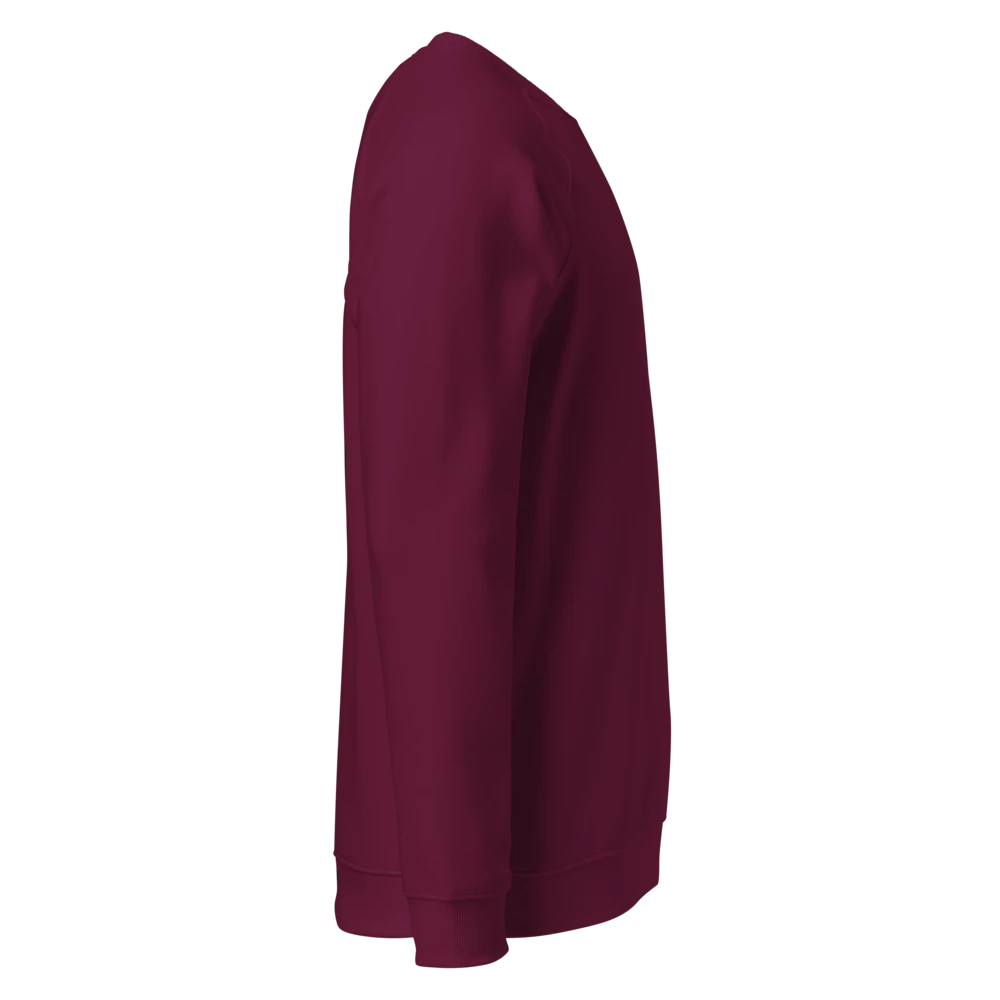 GolfThing Performance Golf Sweater Crew Neck Maroon