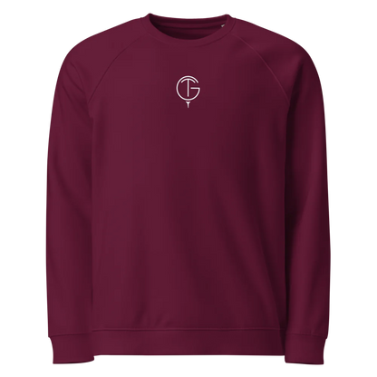 GolfThing Performance Golf Sweater Crew Neck Maroon