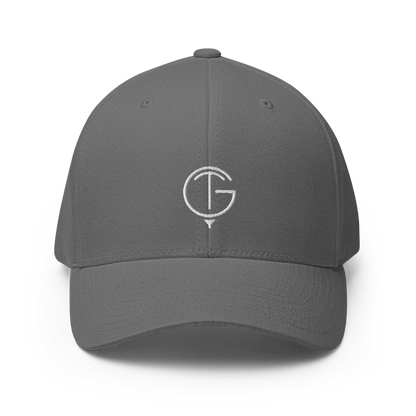 GolfThing Closed-Back Structured Cap | Flexfit Blue