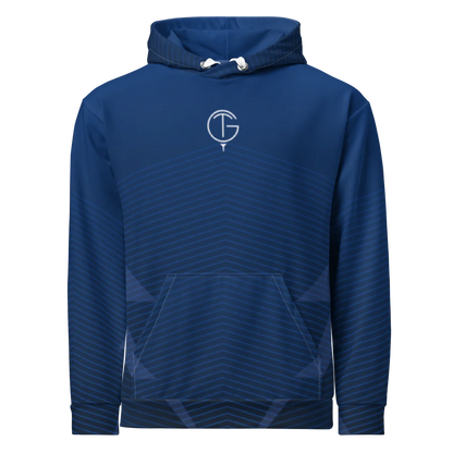 GolfThing Patterned Navy Golf Hoodie