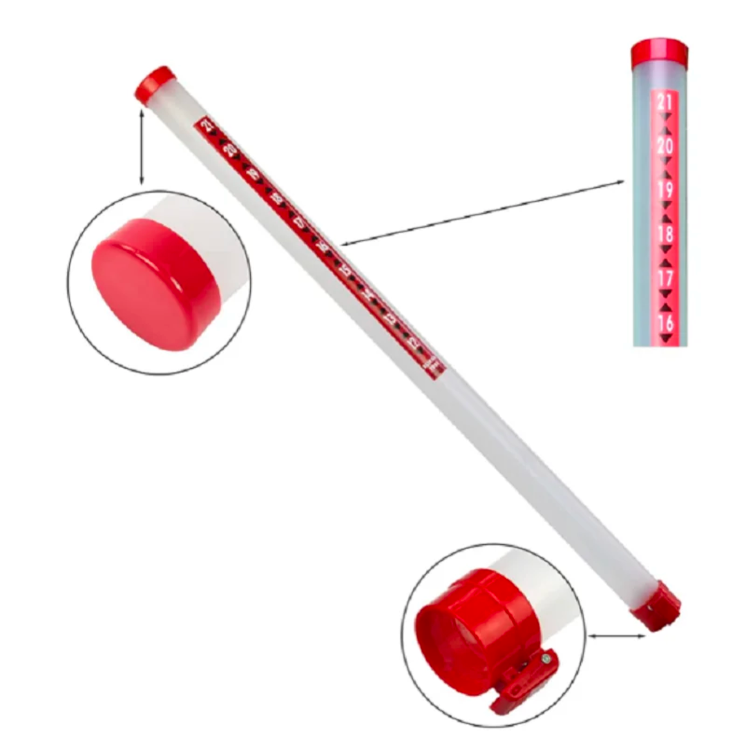 Red Golf Ball Pick Up Tube Ideal For Range Practice Sessions