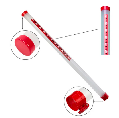 Red Golf Ball Pick Up Tube Ideal For Range Practice Sessions