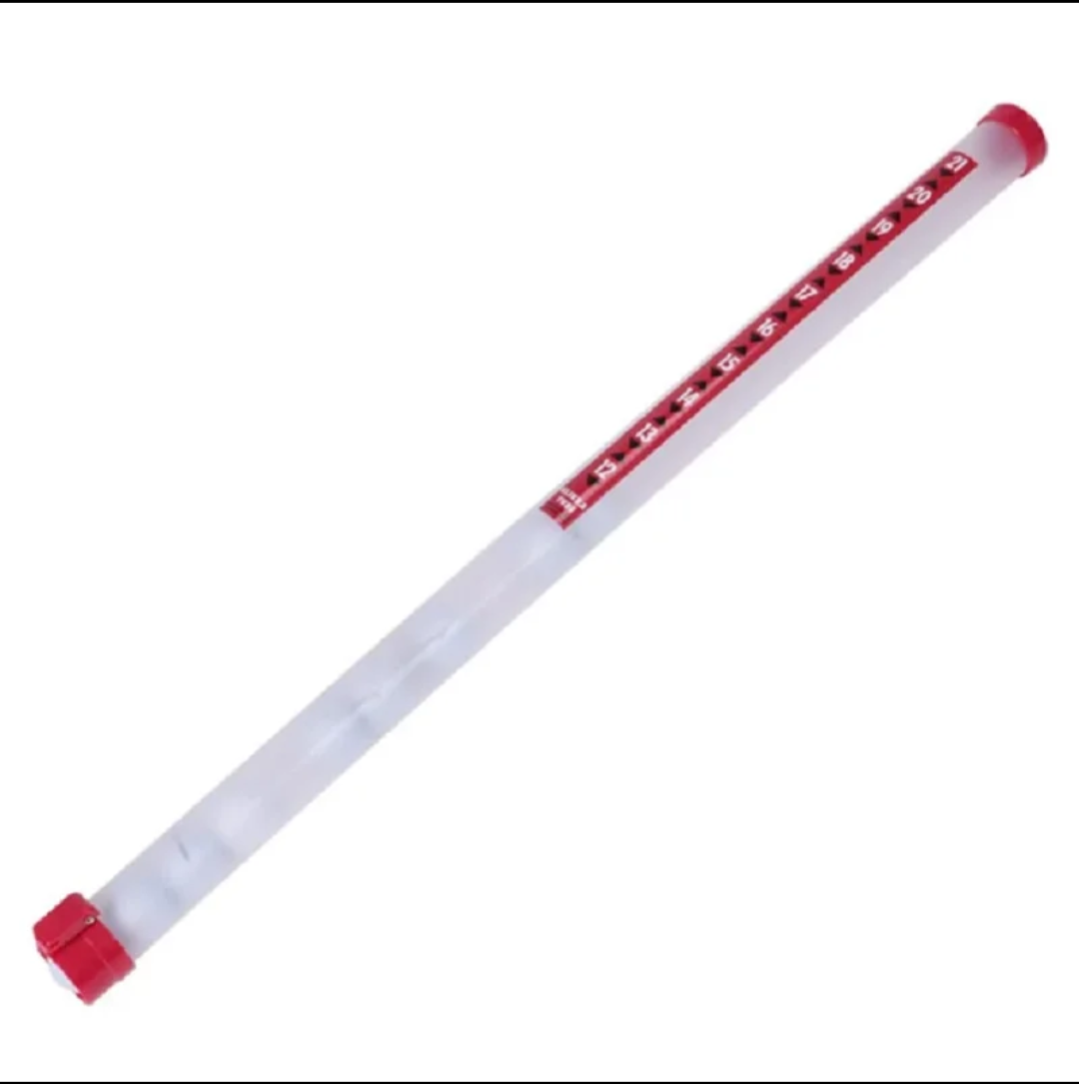 Red Golf Ball Pick Up Tube Ideal For Range Practice Sessions