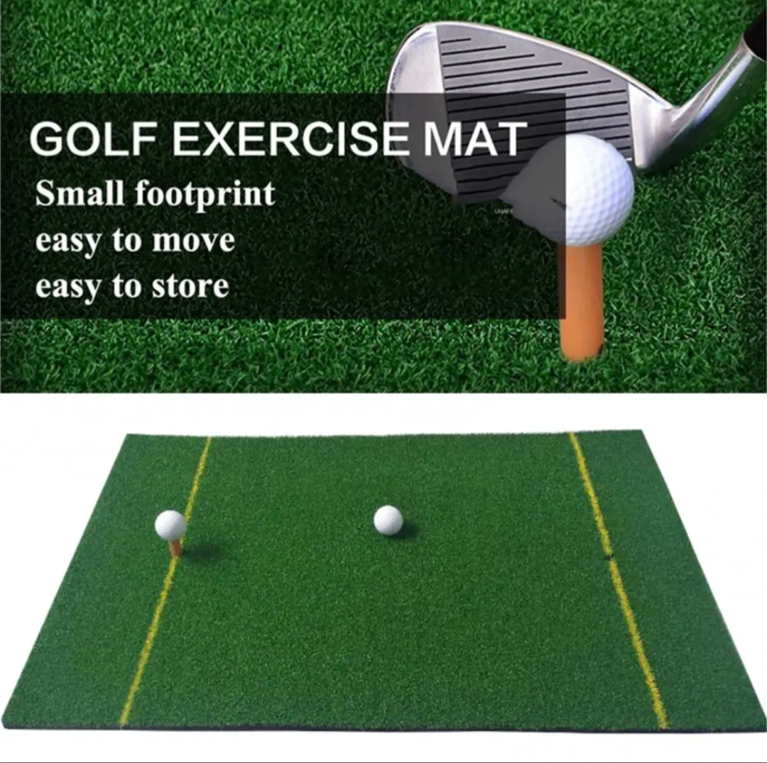 Astro Turf Golf Mat with Rubber Tee (60cm x 90cm)