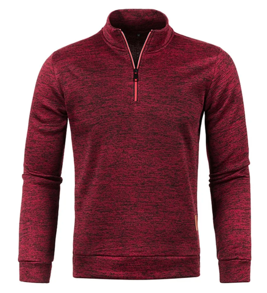 Men's GolfThing Half Zip Pullover Red