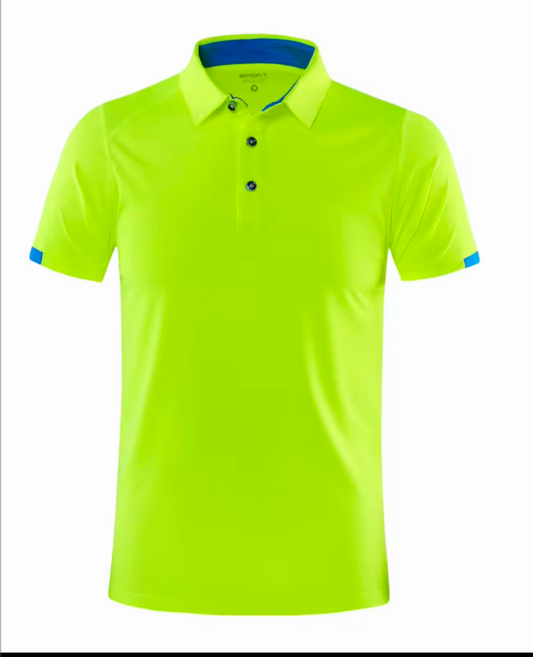 Men's GolfThing Breathable & Mositure Absorbing Polo Shirt - Green