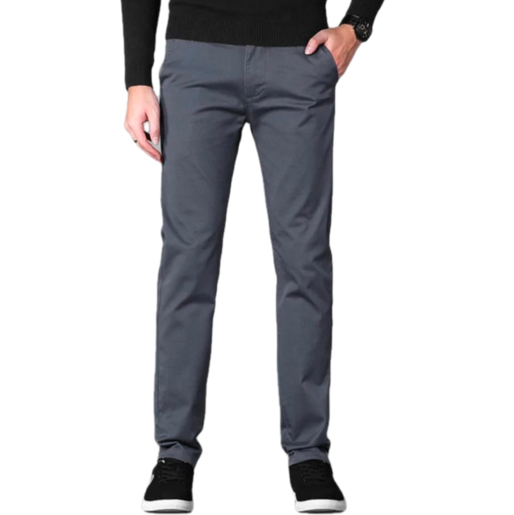 Men's GolfThing Fitted Chinos Grey