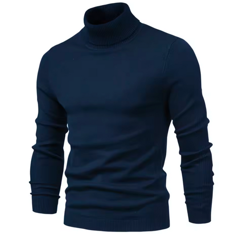 GolfThing Roll Neck Sweater Pullover Navy