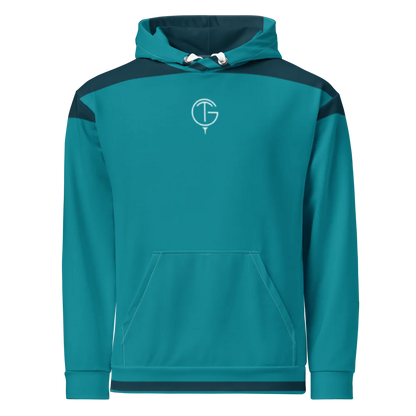 GolfThing Green and Navy Golf Hoodie