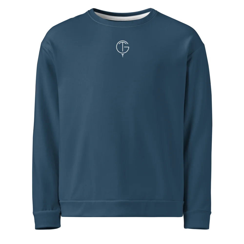 GolfThing Performance Golf Sweater - Green Blue