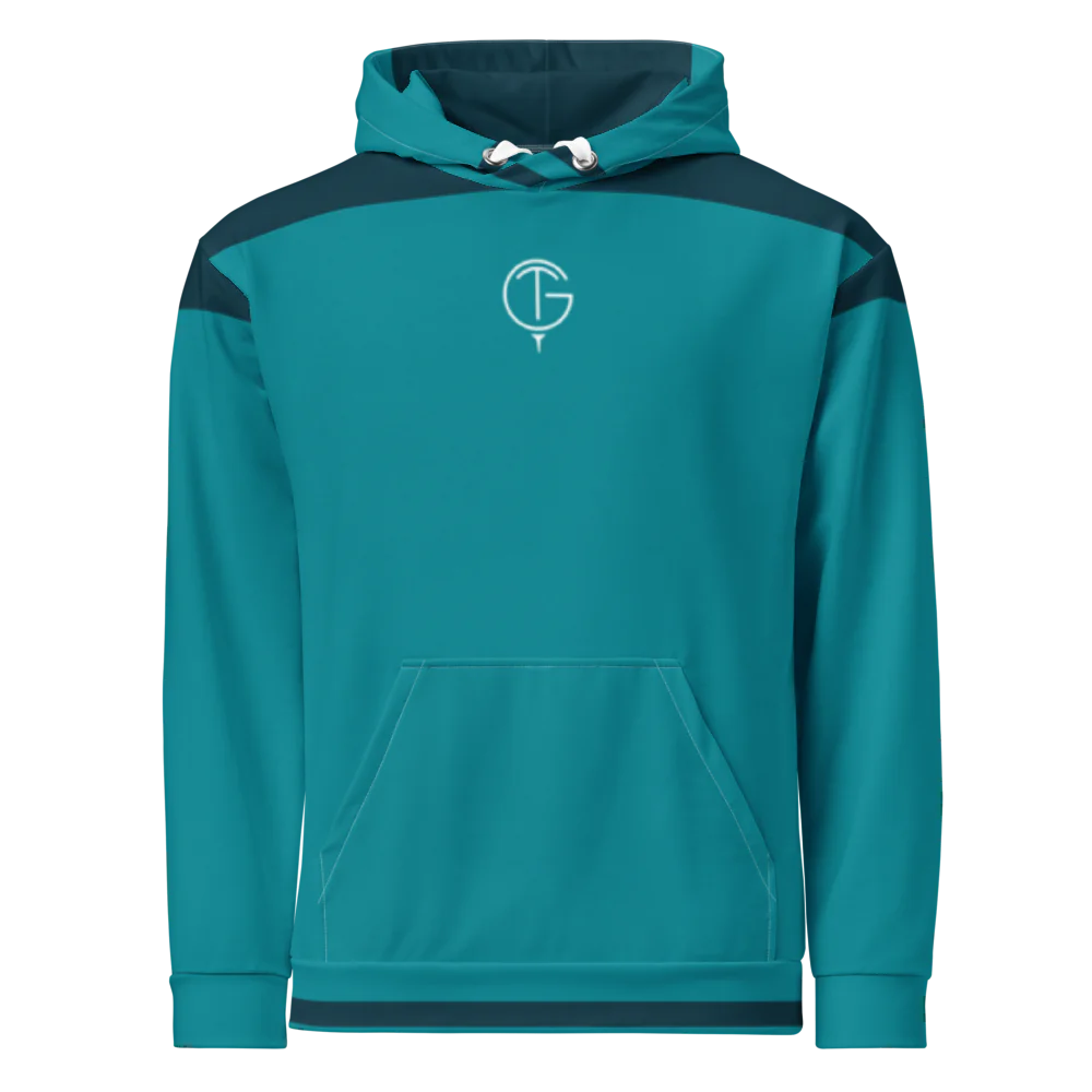 GolfThing Green and Navy Golf Hoodie