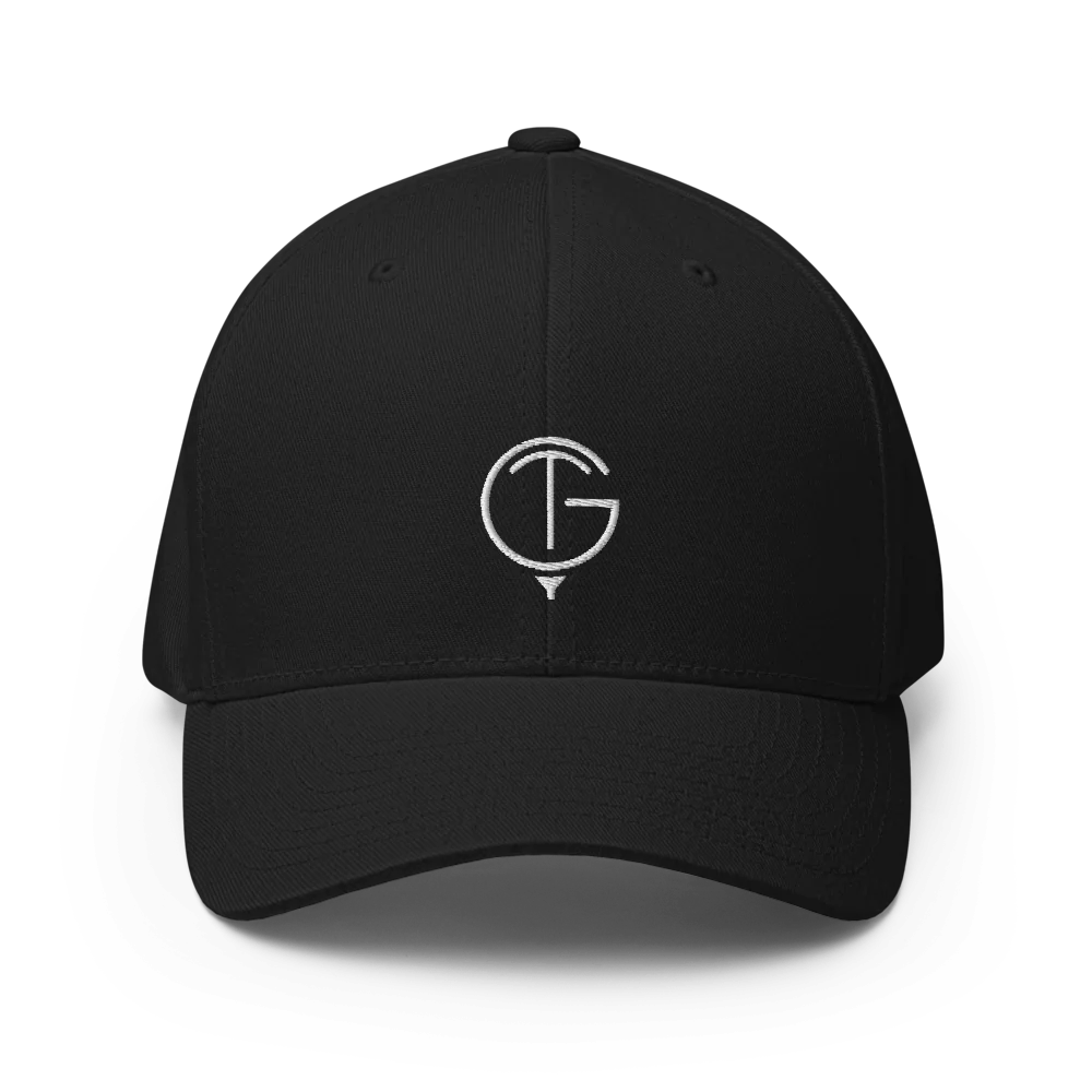 GolfThing Closed-Back Structured Cap | Flexfit Blue