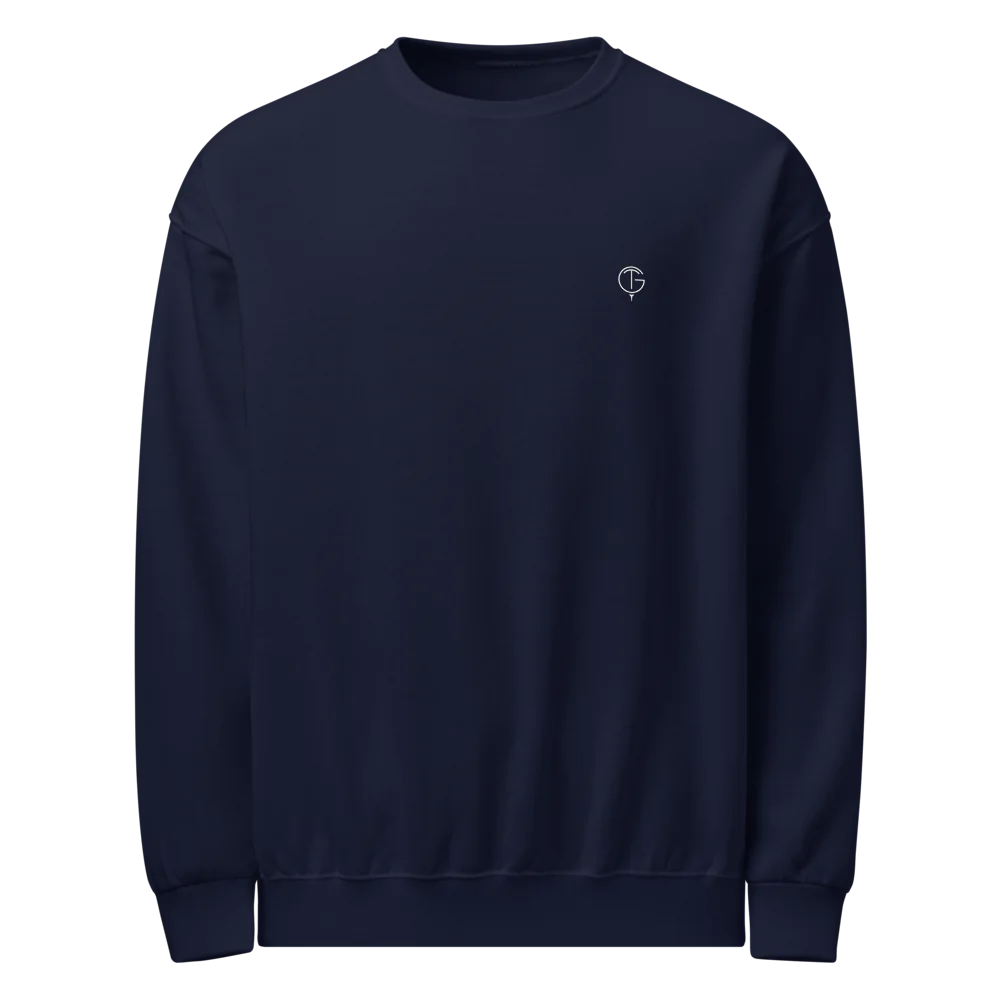 GolfThing PureForm Golf Sweater - Crew Neck Black