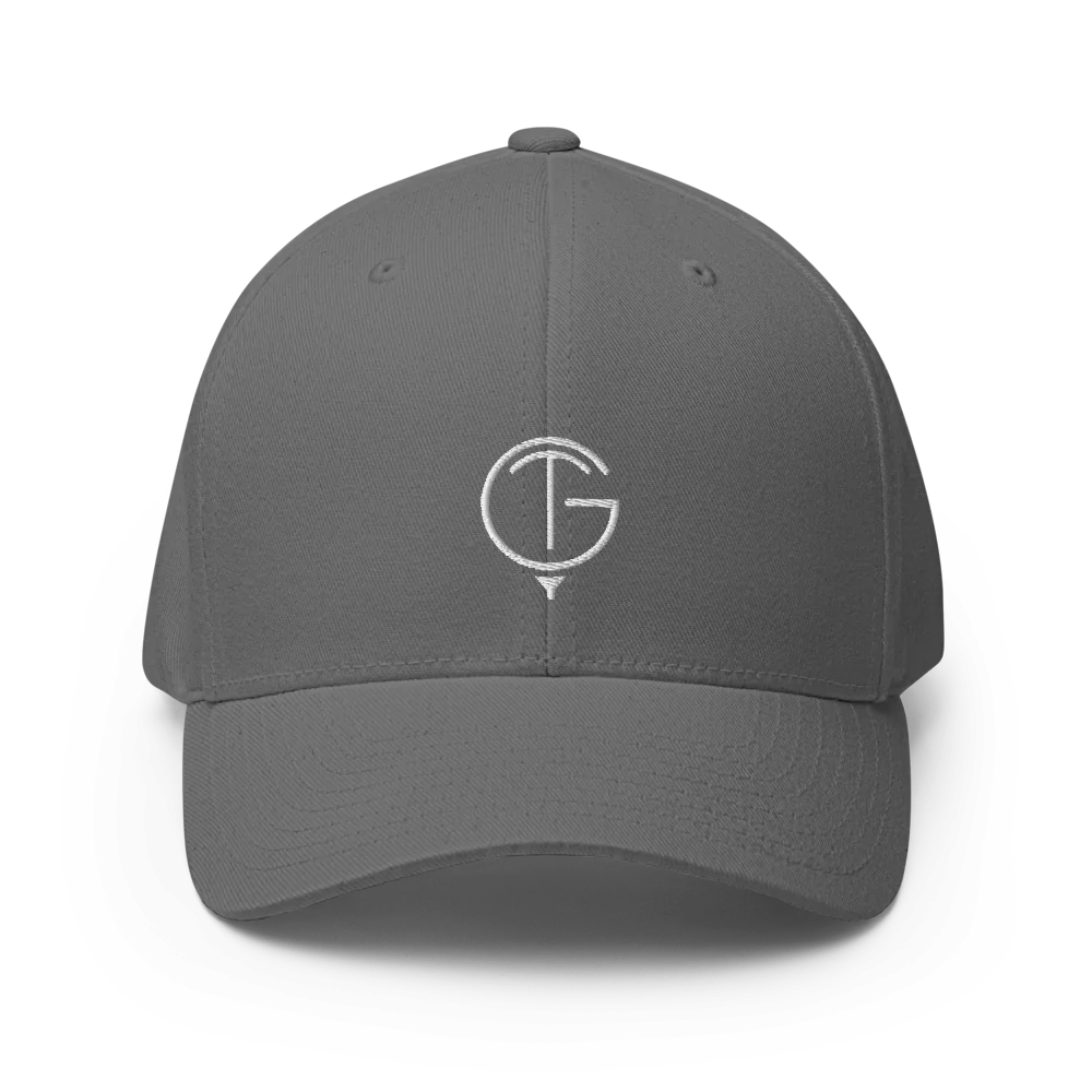 GolfThing Closed-Back Structured Cap | Flexfit Blue