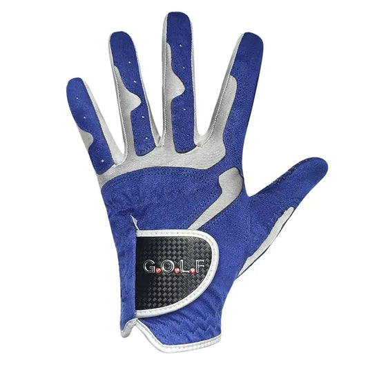 Men's Golf Improved Grip Glove Left Handed Blue