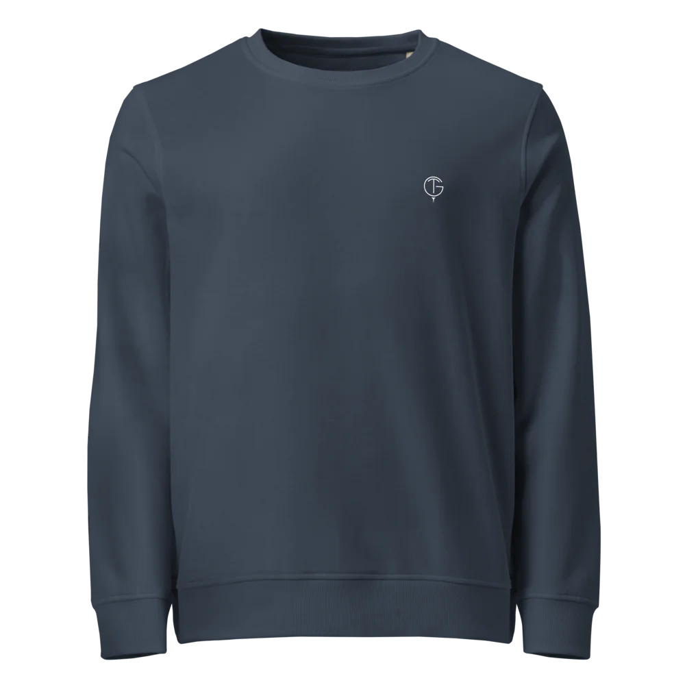 GolfThing Links Golf Sweater French Navy - Crewneck