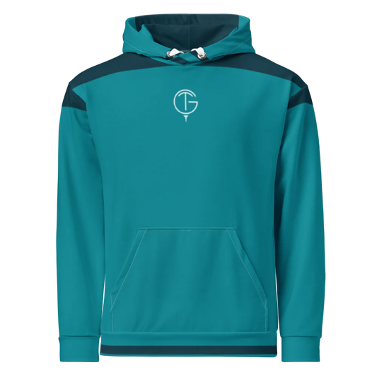 GolfThing Green and Navy Golf Hoodie