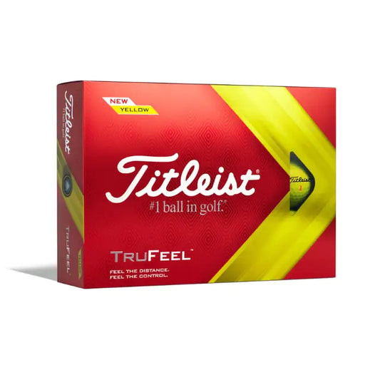 TruFeel Golf Balls, 12 Pack, Yellow