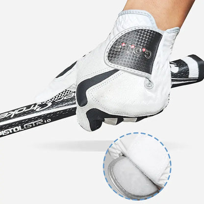 Men's Golf Improved Grip Glove Right Handed White